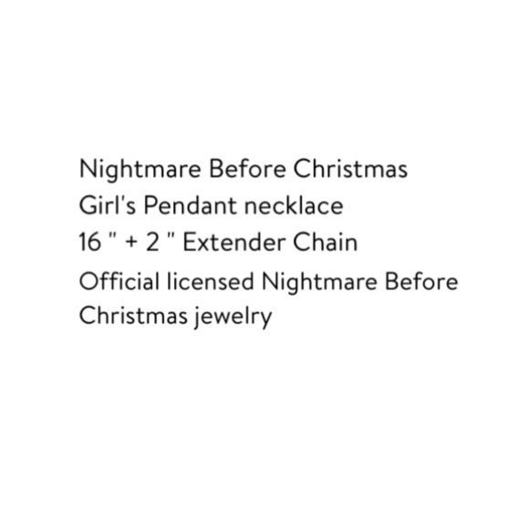 Disney Nightmare Before Christmas Jack Skellington 
Necklace & Earrings - Picture 6 of 11